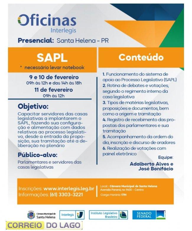 Santa Helena ira sediar cursos gratuitos do Senado Federal