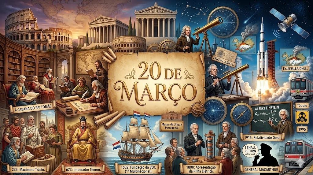 20 de março na história: de descobertas científicas a grandes acontecimentos mundiais
