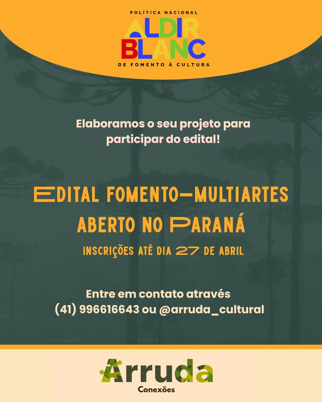 Oportunidade: Editais PNAB batem à porta e ARRUDA Conexões é o caminho para aprovação
