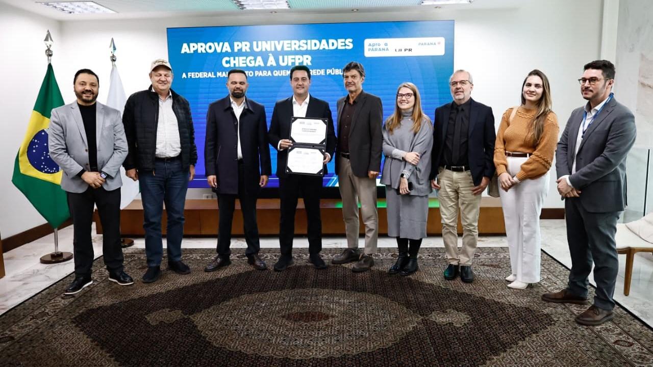 UFPR assina parceria com governo estadual para ofertar vagas para estudantes que fizerem a Prova Paraná